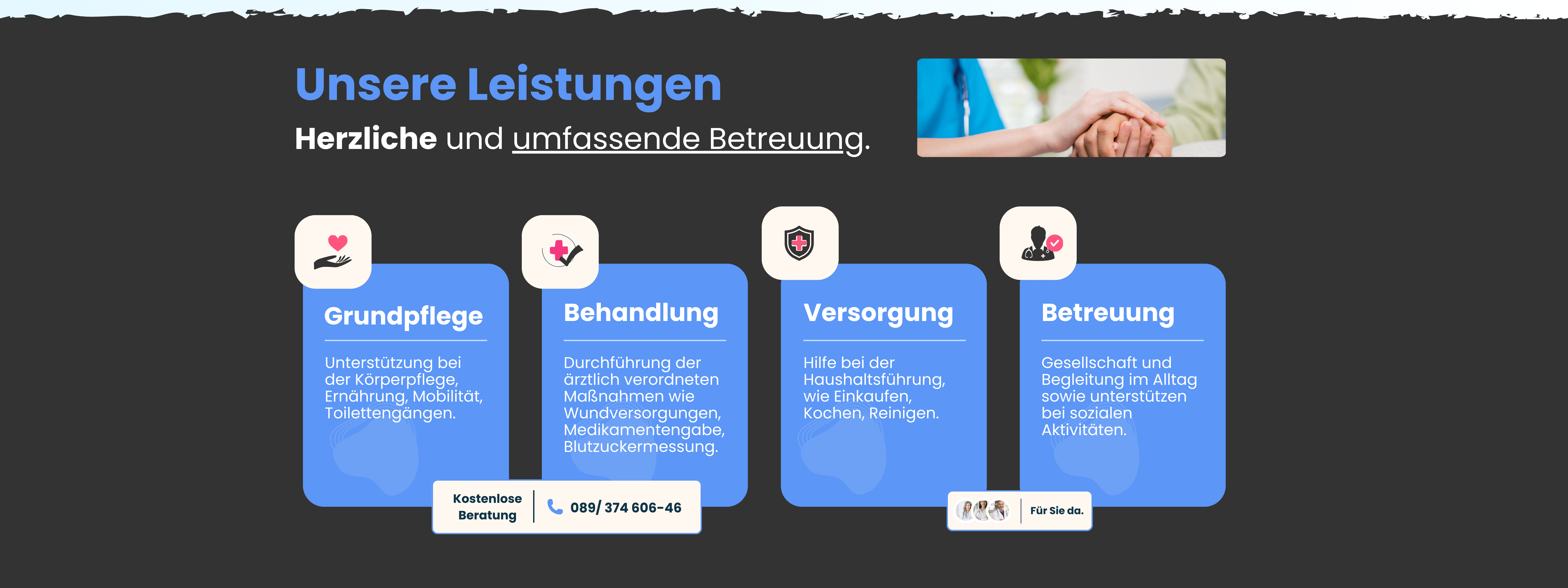 Ältere Patienten erhalten individuelle Pflege von Avenia Pflegedienst – Ambulante Pflege in München