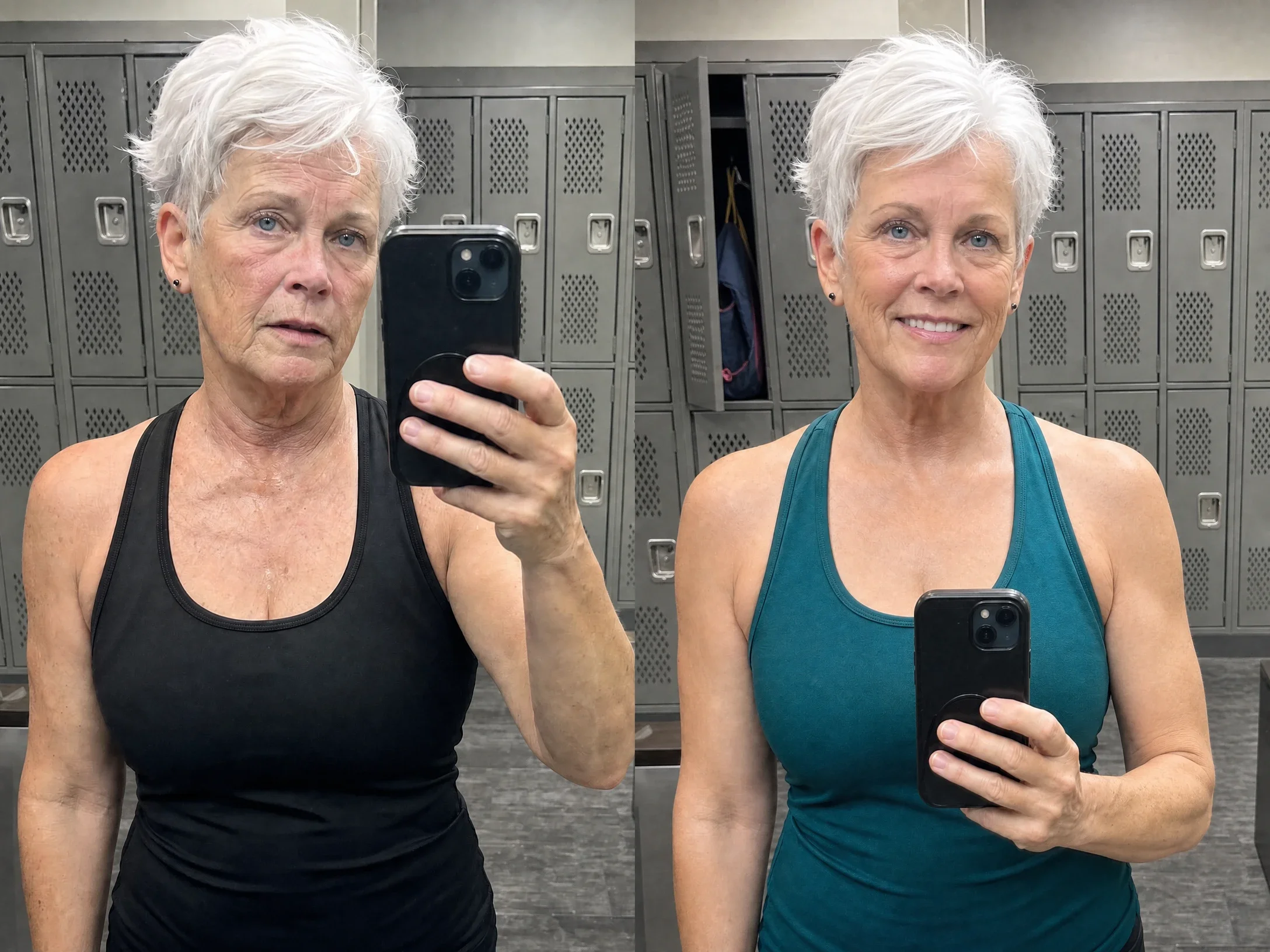 Michelle's skincare results