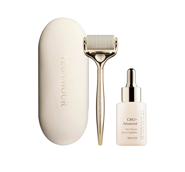 Vegamour GRO+ Advanced Hair Serum + Dermaroller