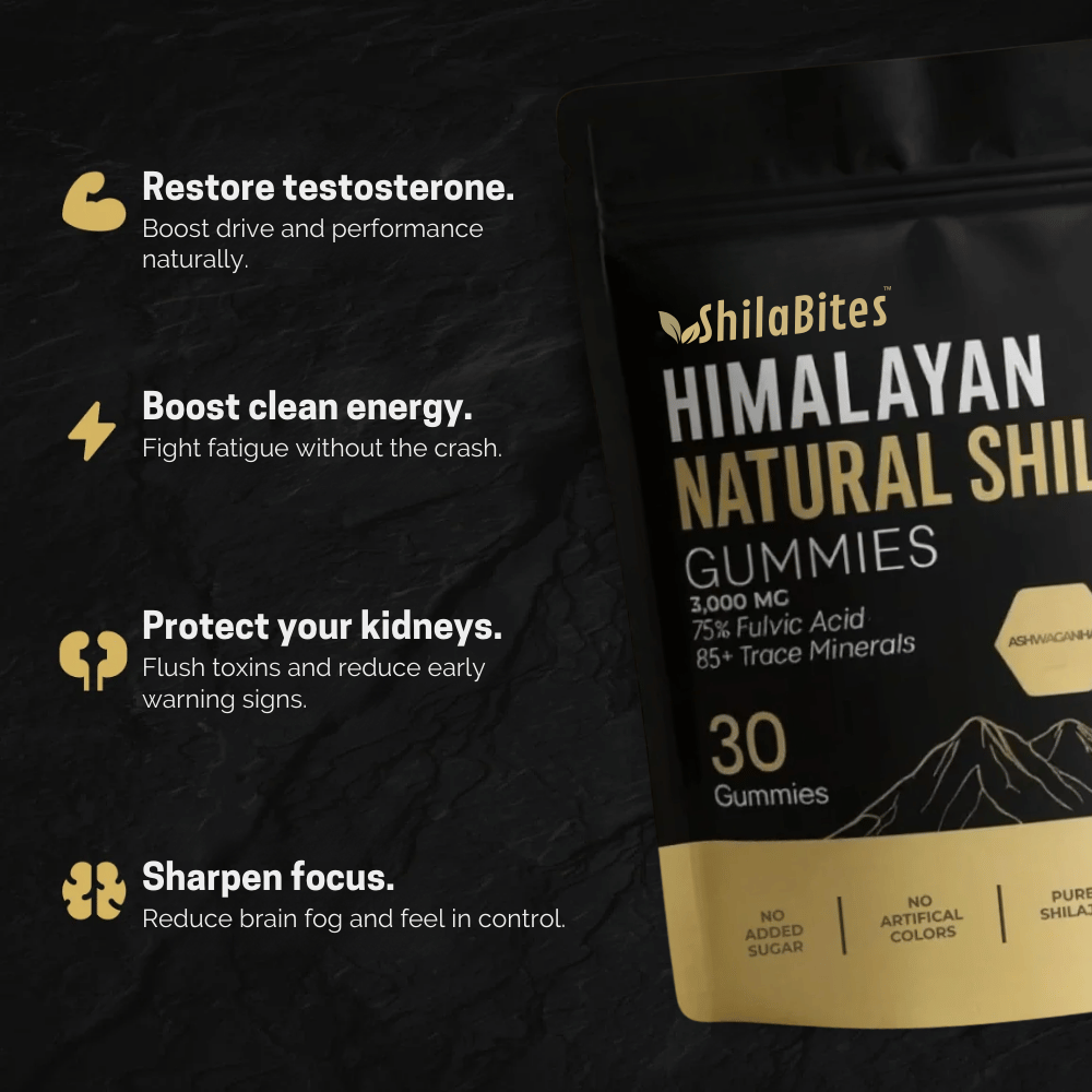 ShilaBites™ Natural Shilajit Gummies