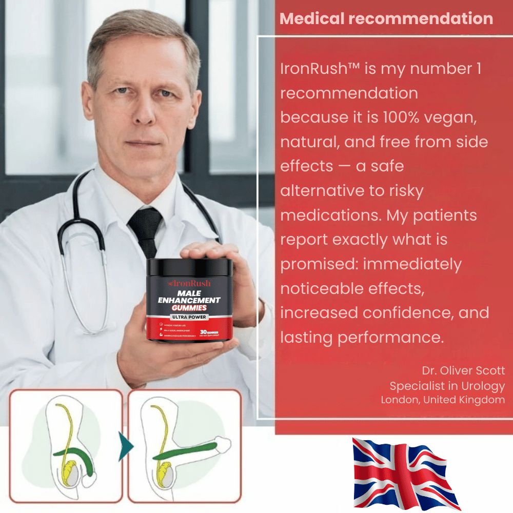 IronRush™ Male Enhancement Gummies | Get huge, rock-hard erections in just 5 minutes!