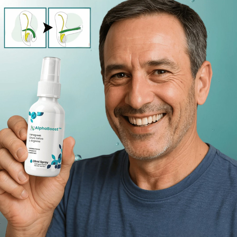 AlphaBoost™ Natural seaweed-based spray for a rock-hard erection