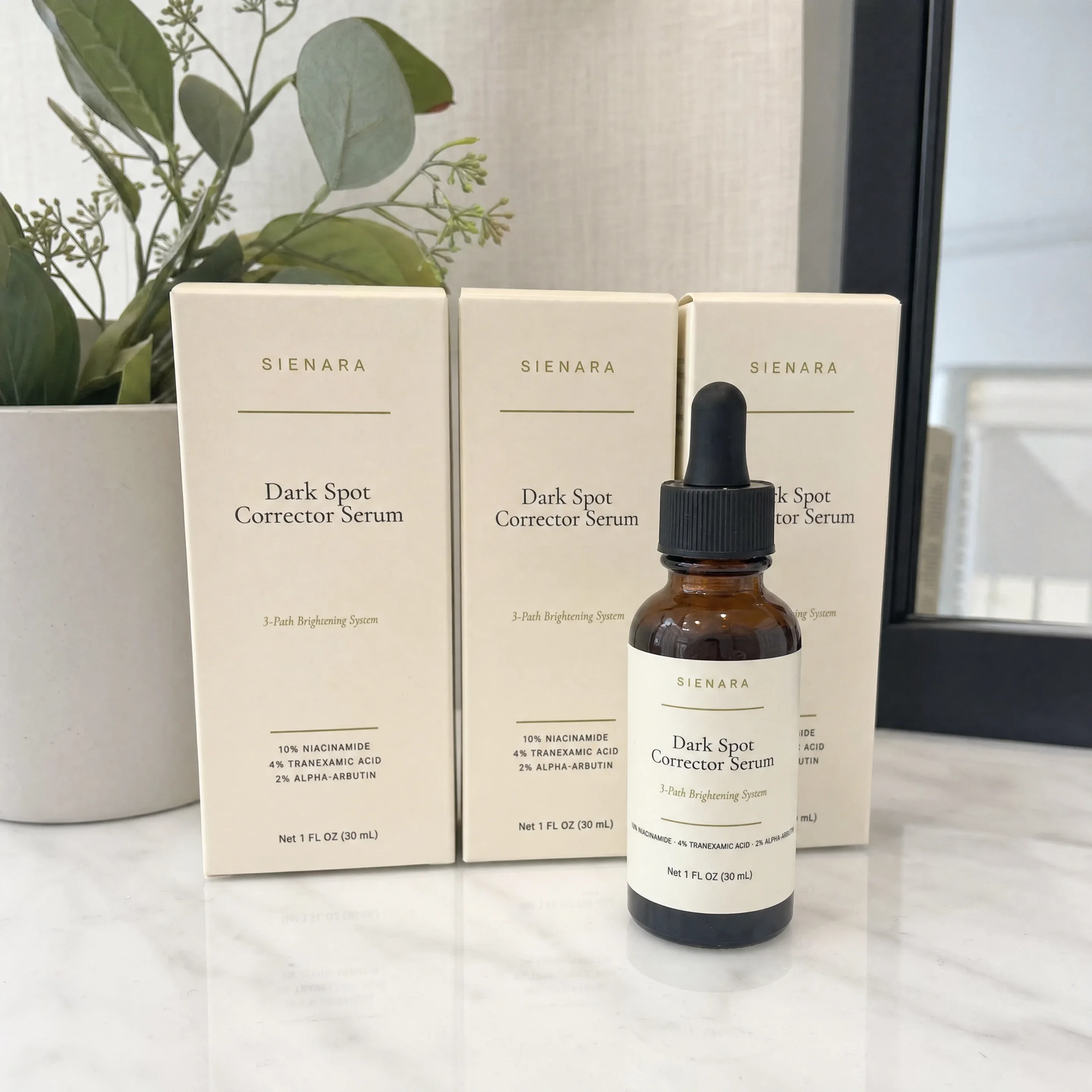 Customer photo with Sienara Dark Spot Corrector Serum