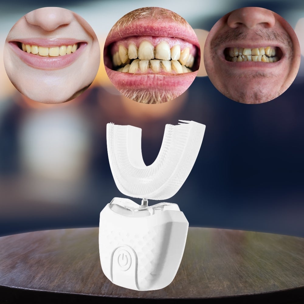 DentaShine™ | Destroys 99.9% of bacteria, delivering clean white teeth in 30 seconds. image DentaShine™ | Destroys 99.9% of bacteria, delivering clean white teeth in 30 seconds.