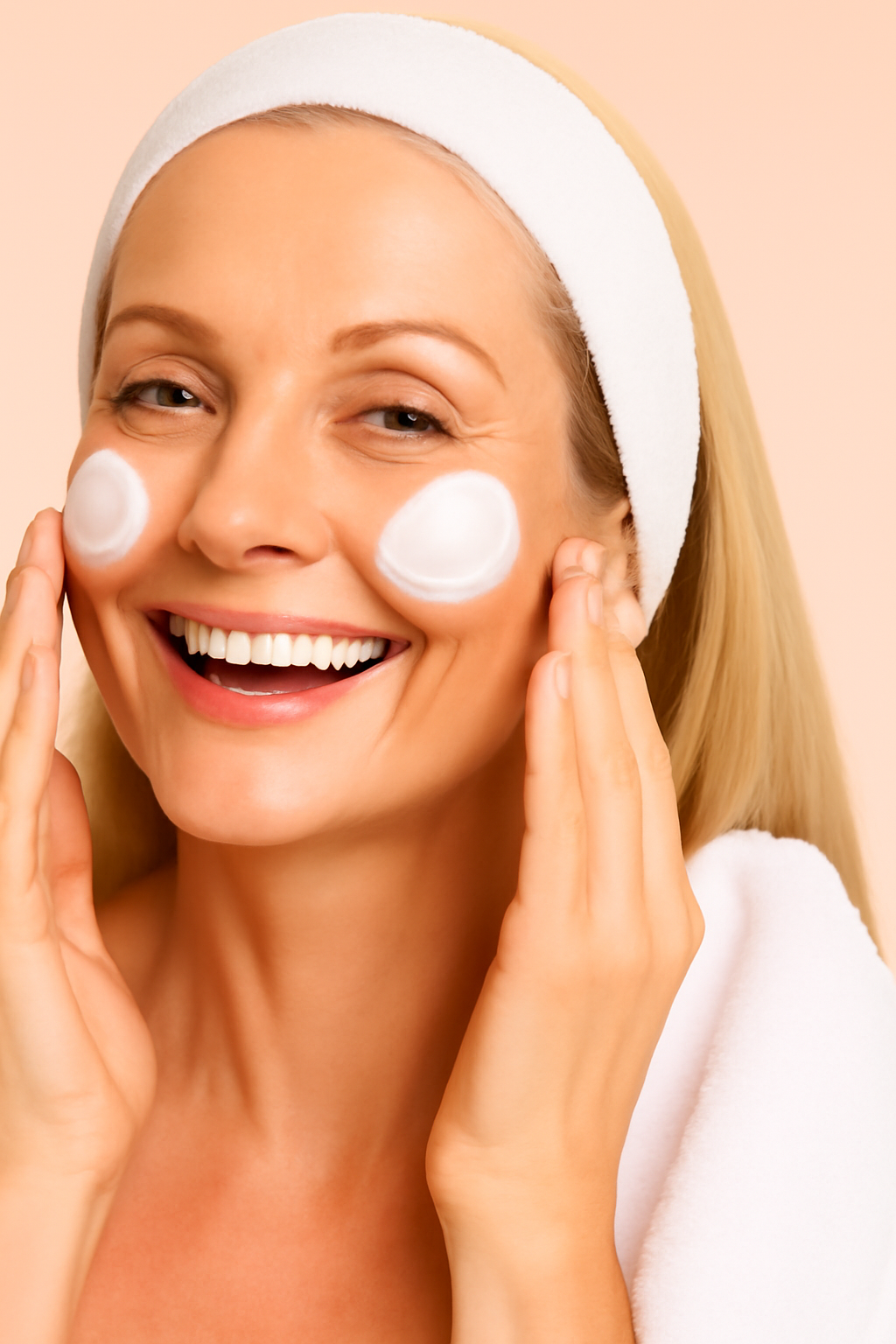 Step 2: Apply cream generously