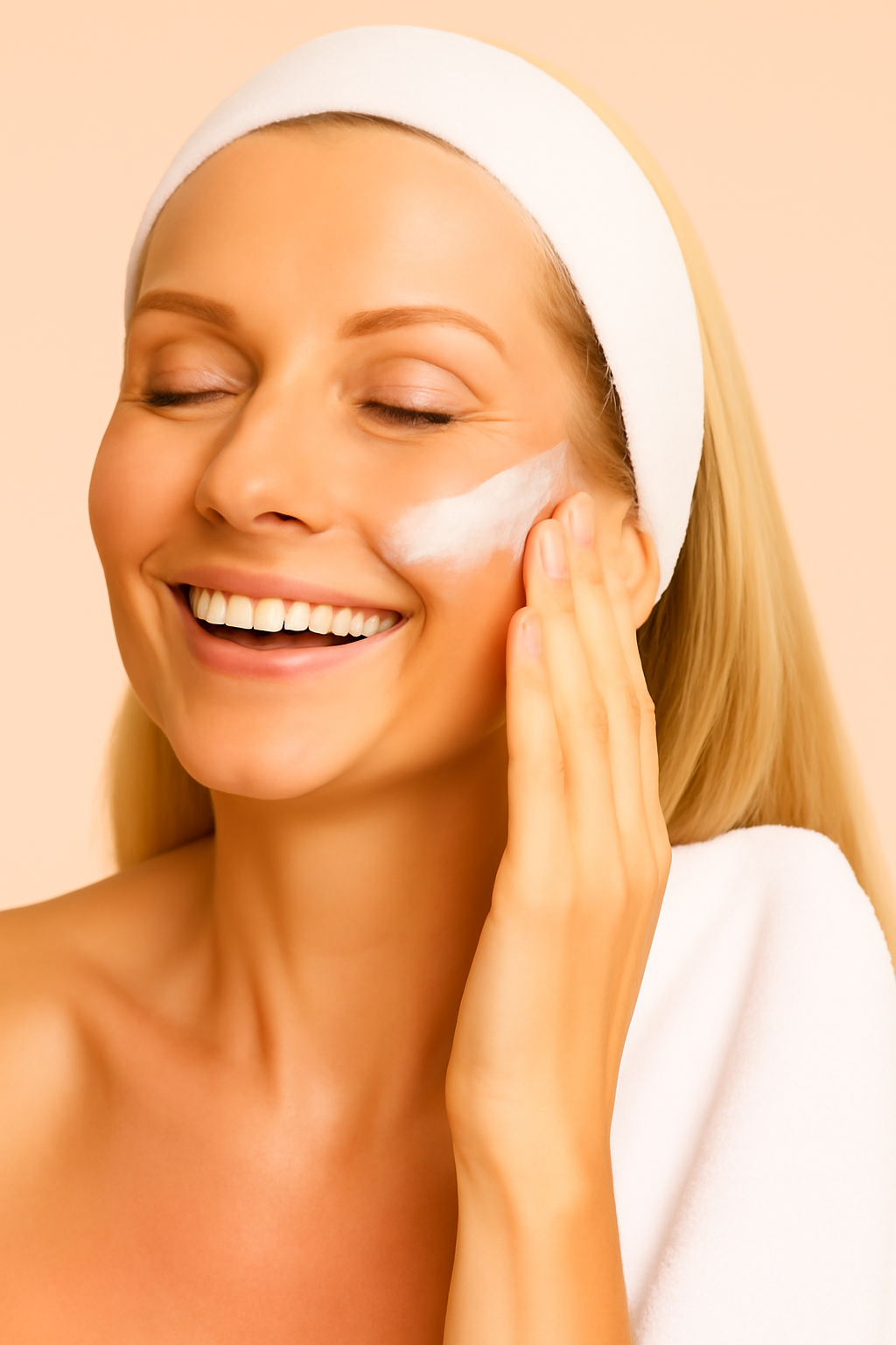 Step 3: Massage in upward strokes