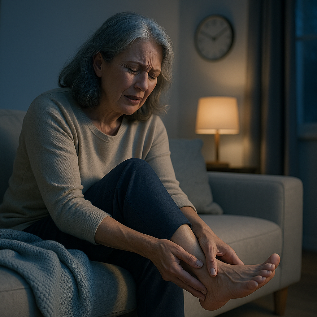 Neuropathy pain increases at night