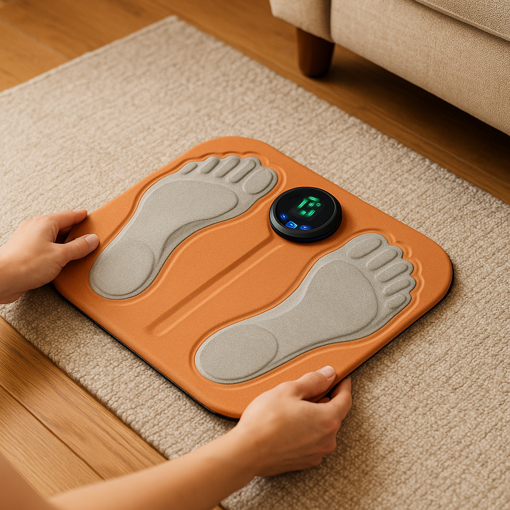 Place the PulsePad on the floor