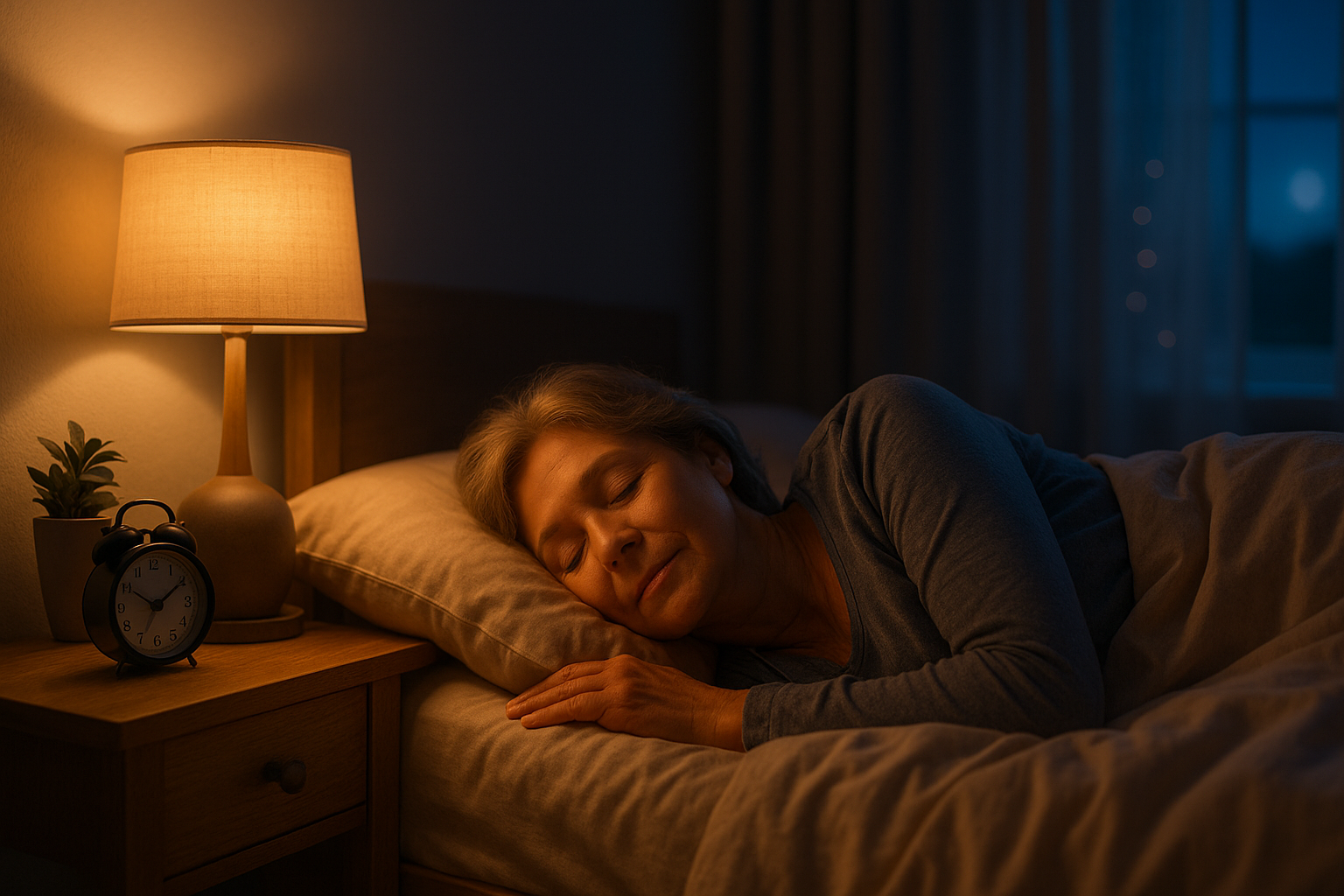 Go to bed with calmer feet