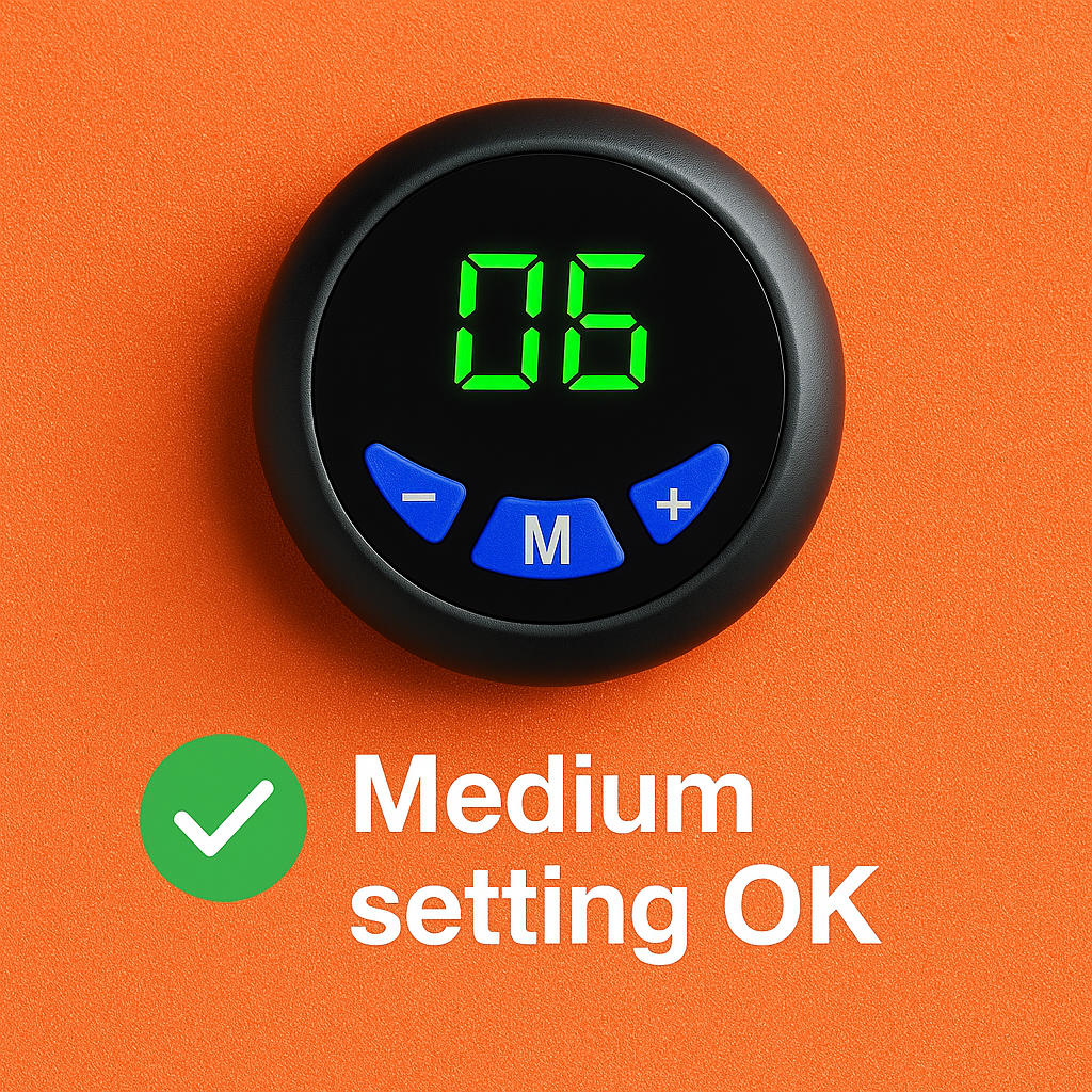 Choose your intensity level