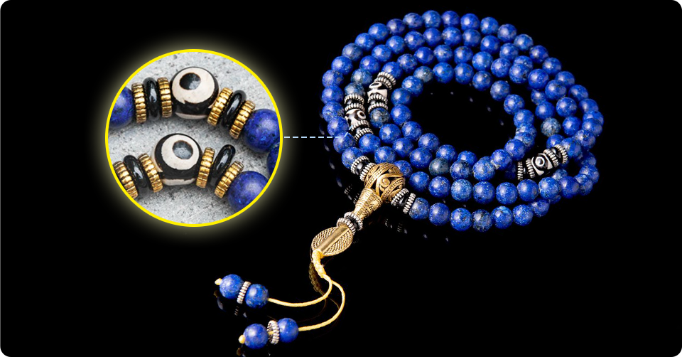 Mala en Lapis Lazuli