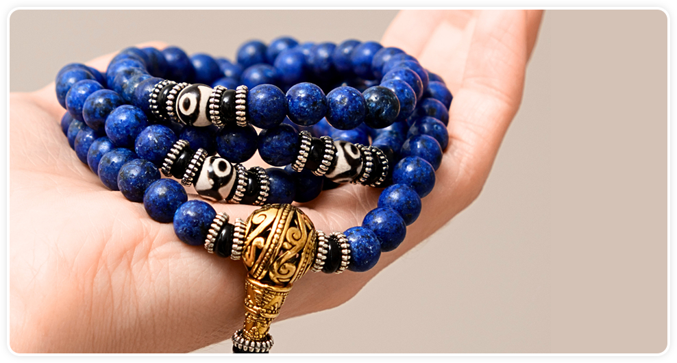 Mala en Lapis Lazuli