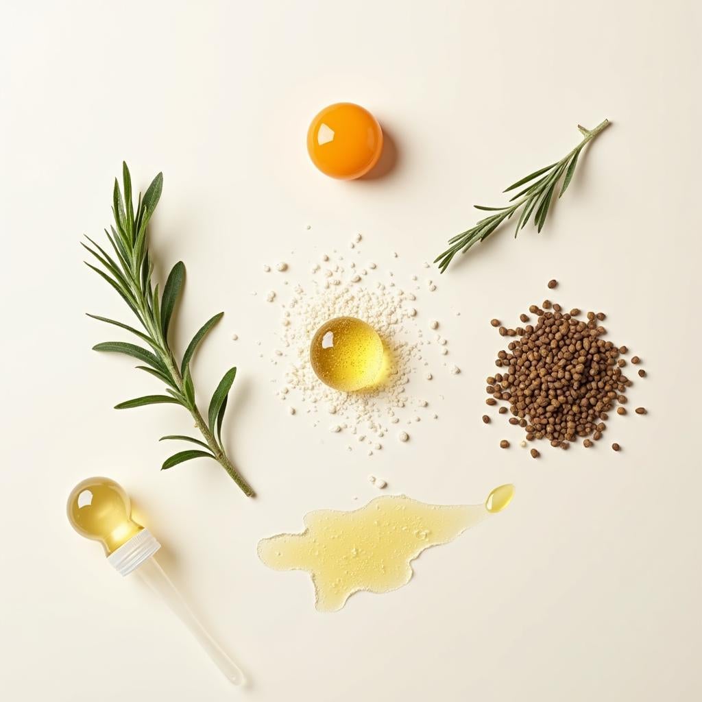 Ingrédients naturels : huile de jojoba, romarin, vitamine E
