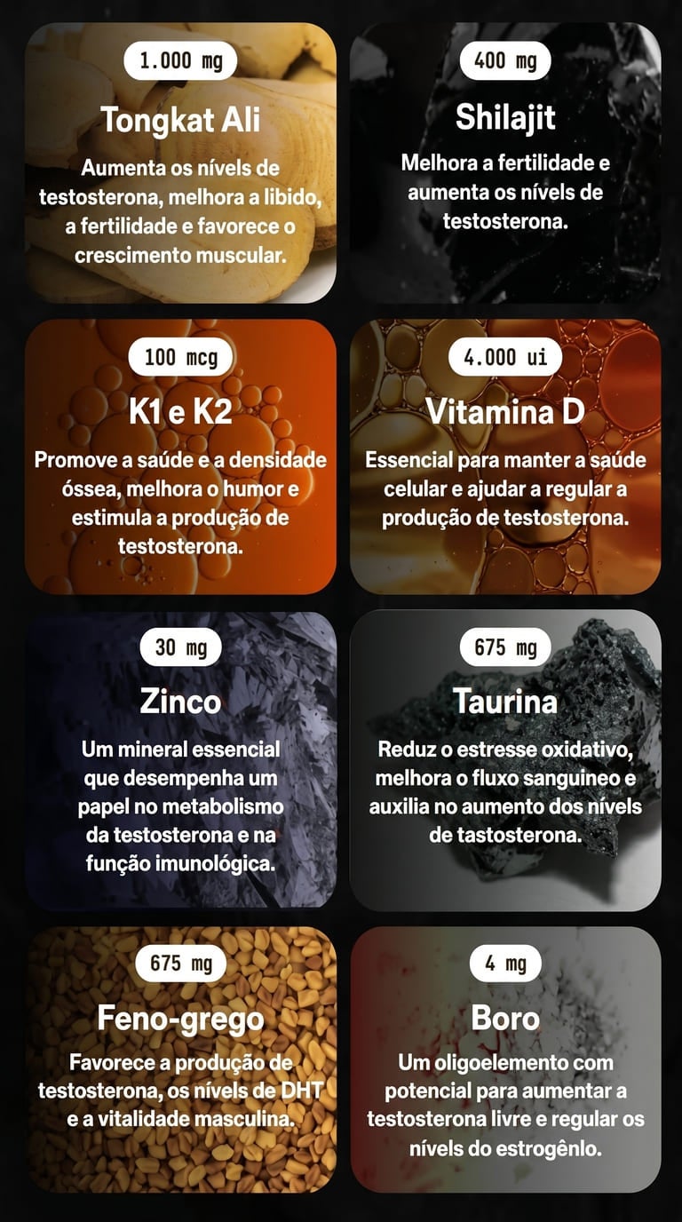 8 Ingredientes em 1 Fórmula Poderosa