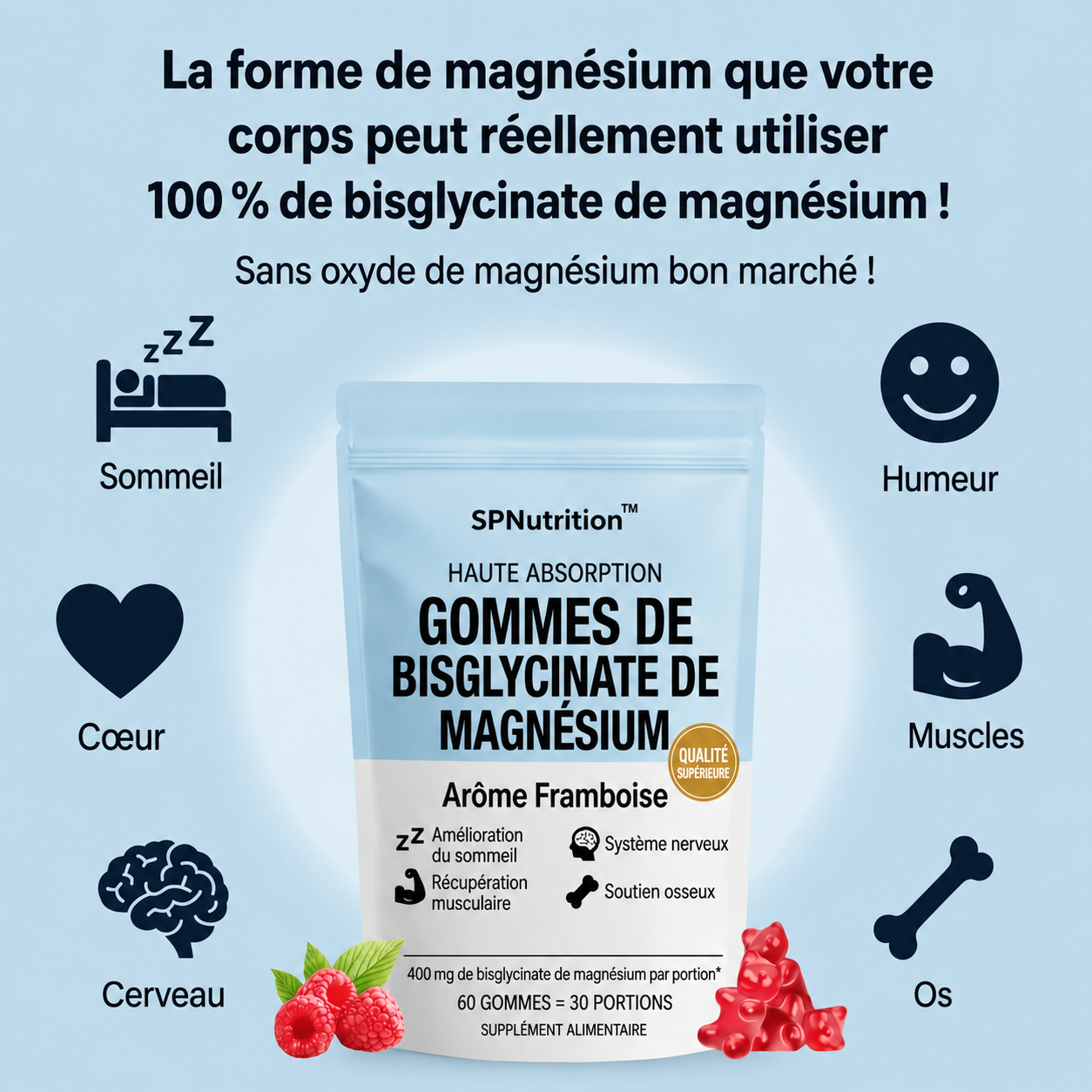 SPNutrition™ Magnésium Bisglycinate