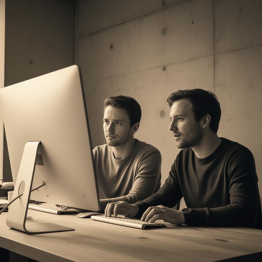 Die Gründer von Hauser & Klein im Studio