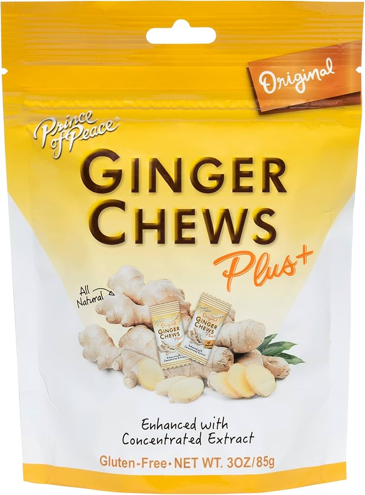 Soothing Ginger Chews Product Packaging