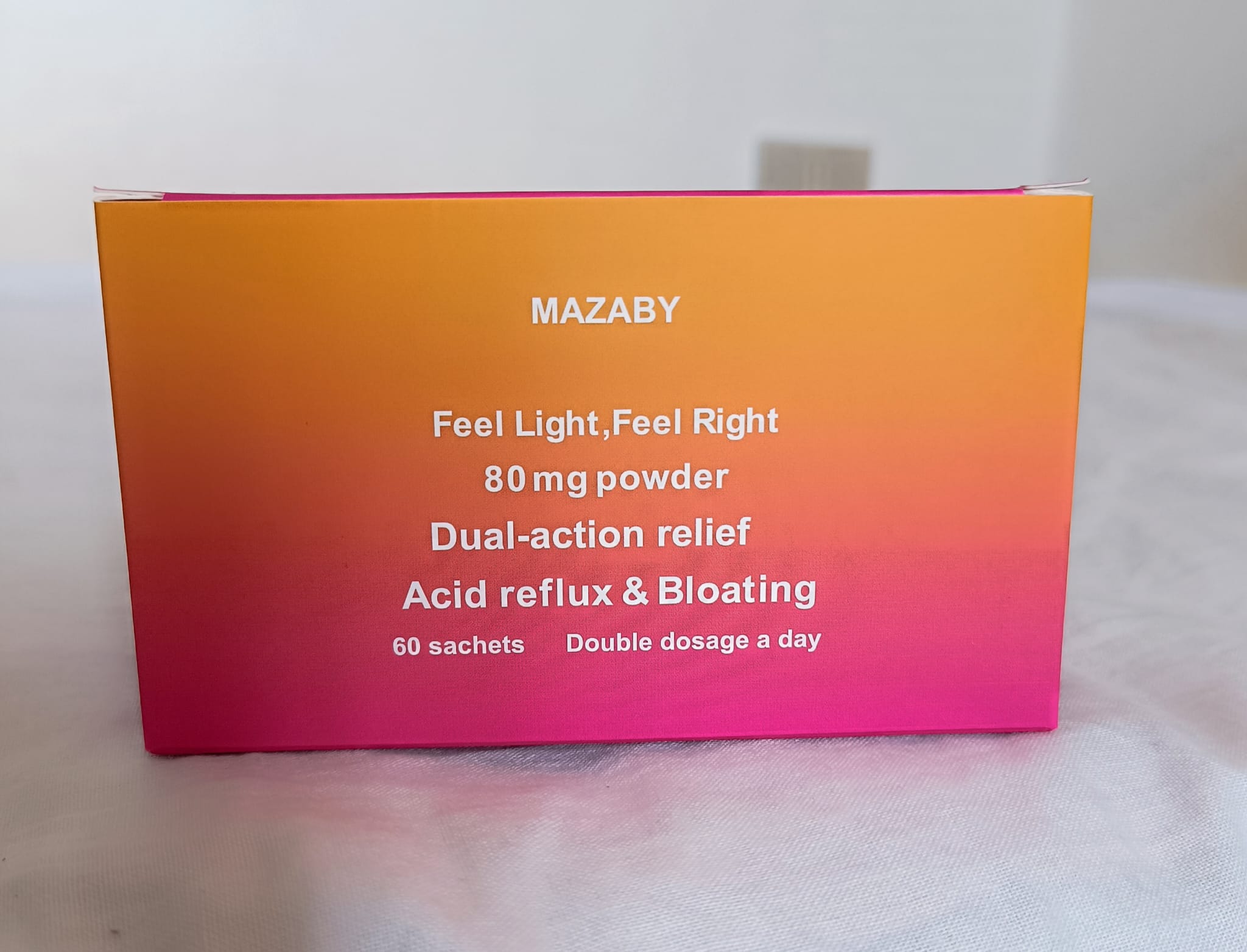 Mazaby Dual Action Relief Product Bottle