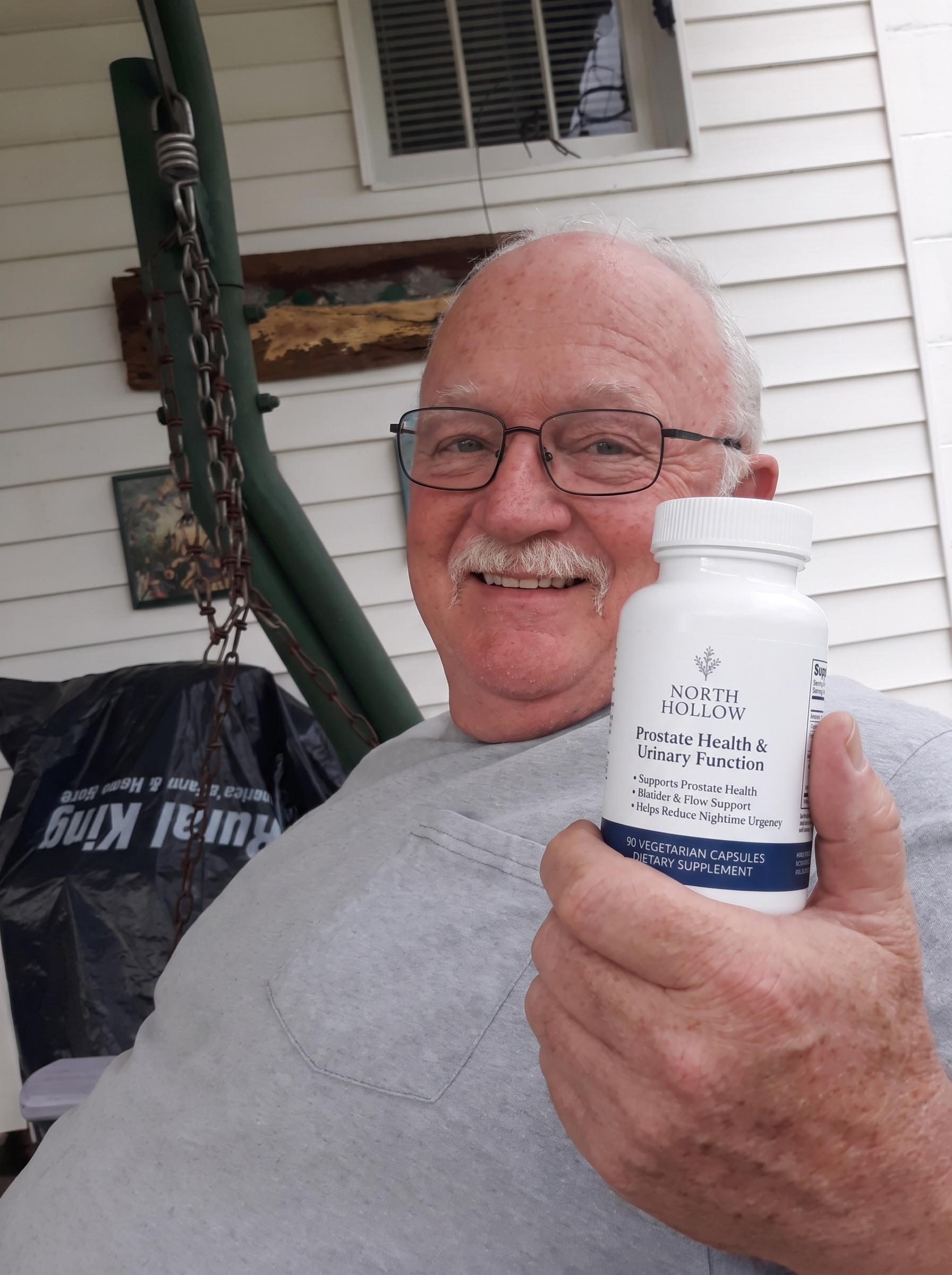 Robert holding North Hollow