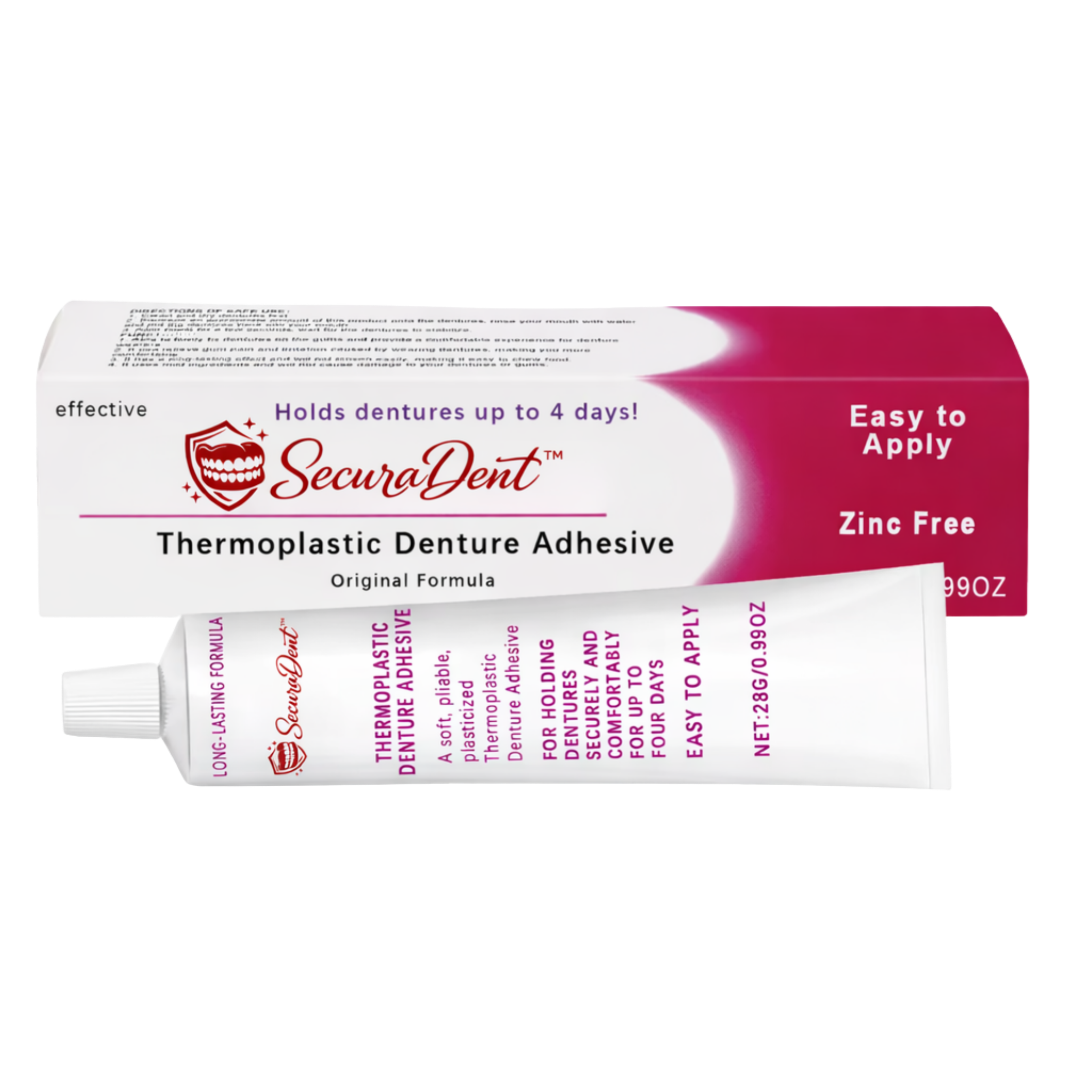 Tube SecuraDent — vue principale
