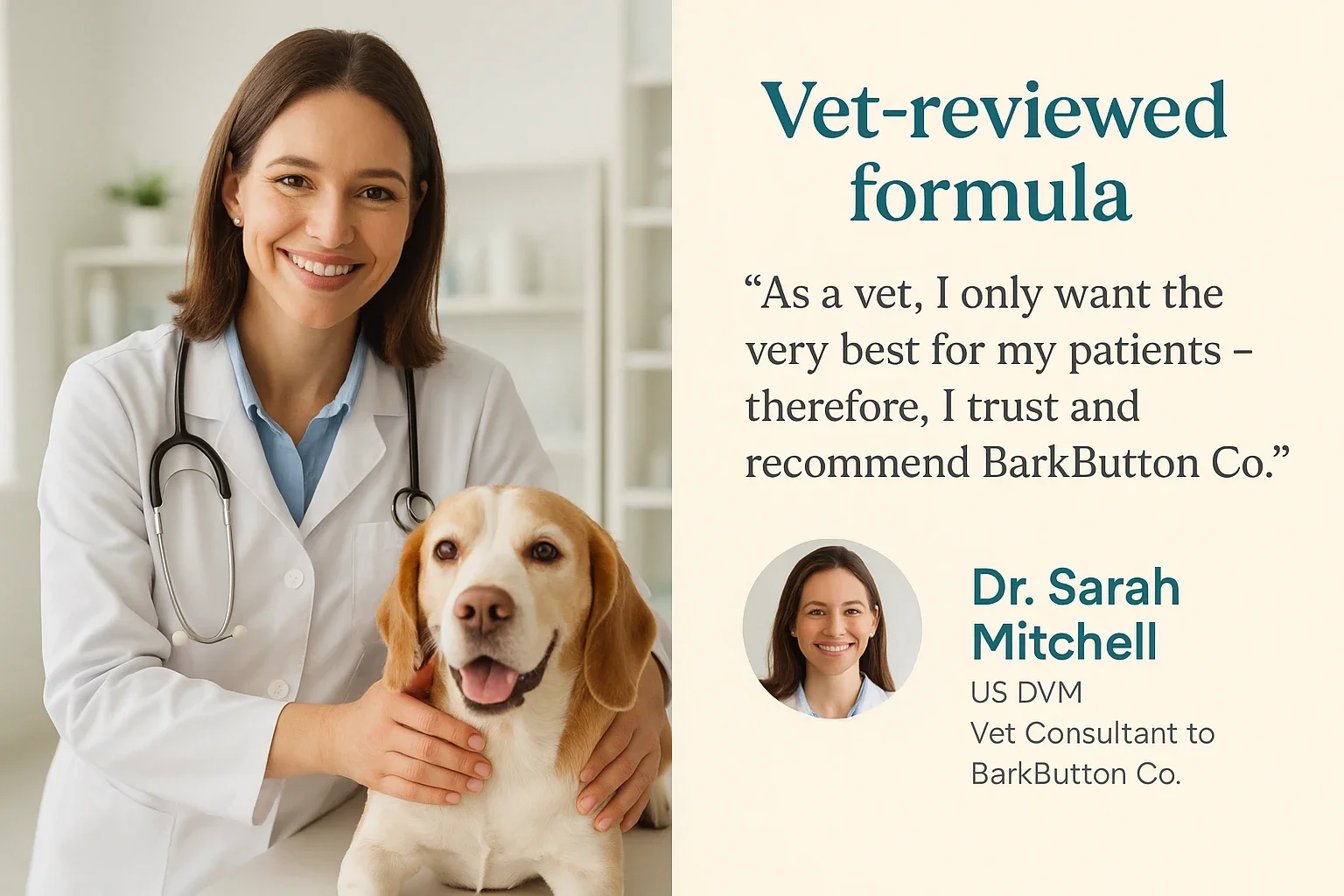 Vet with Dog Image