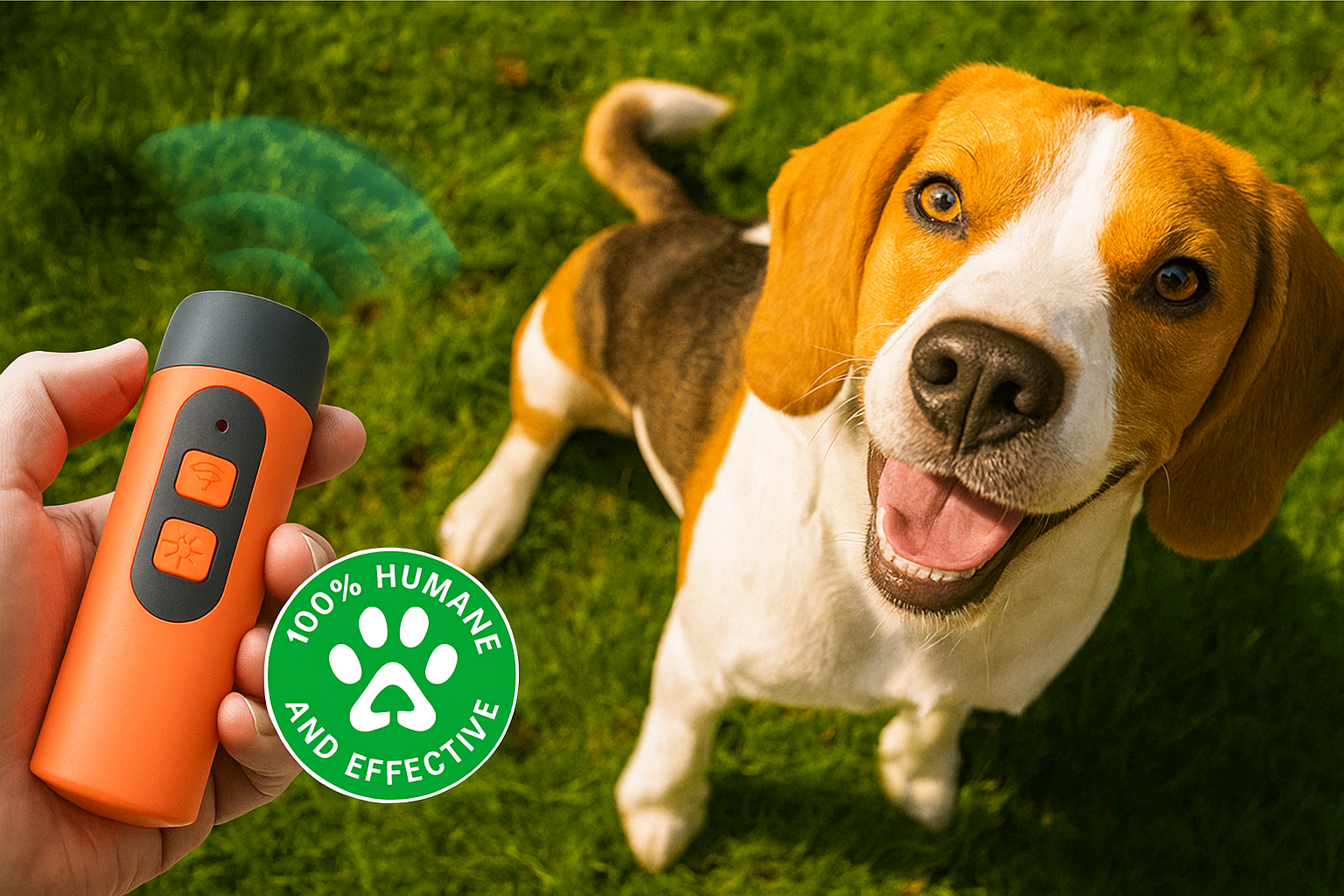 The Bark Button — lifestyle hero