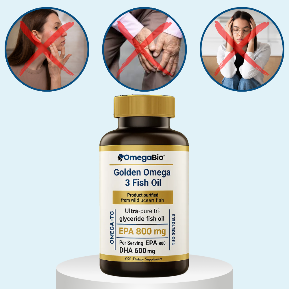 OmegaBio™ Golden Omega 3 Fish Oil