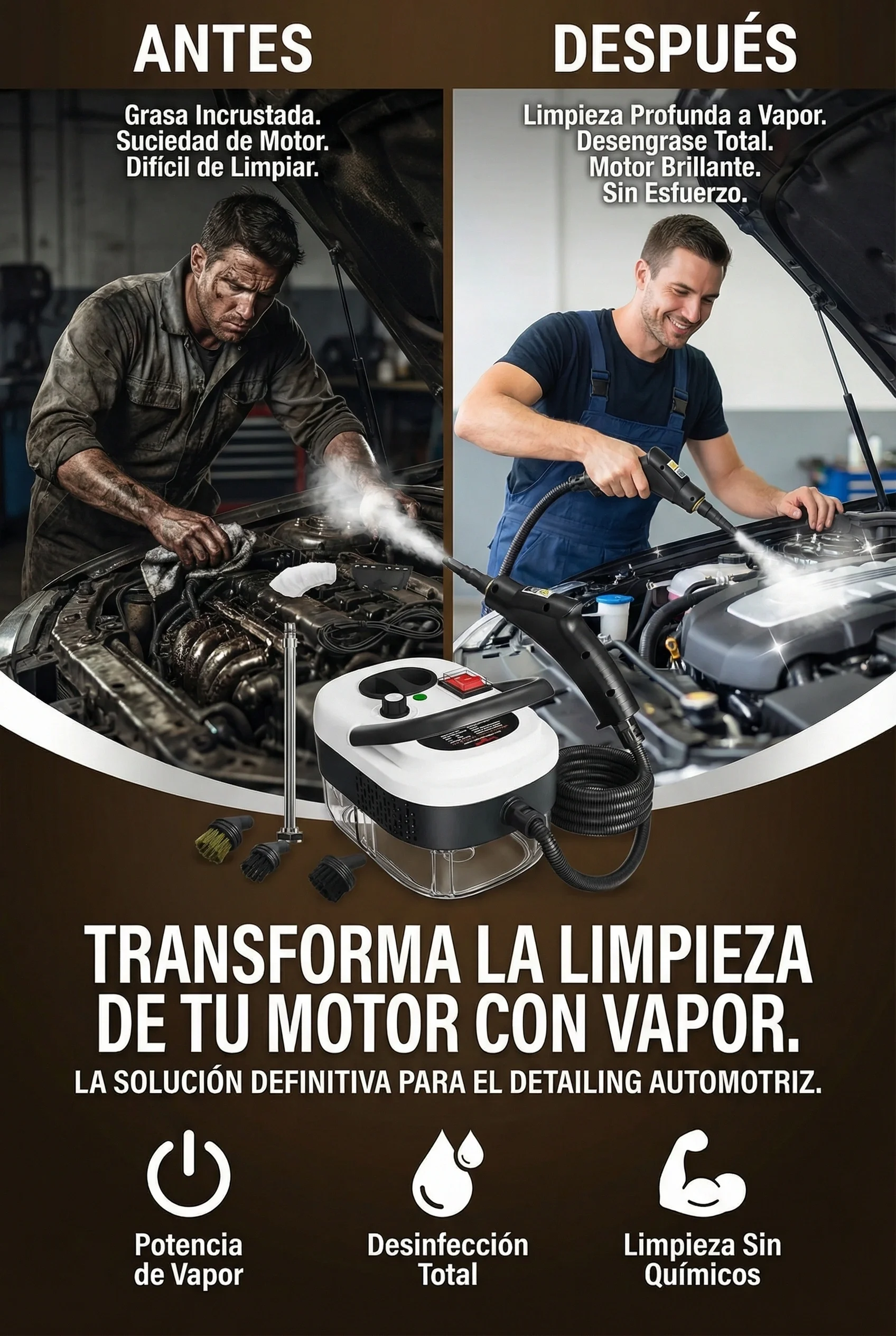 Vapor alta presión