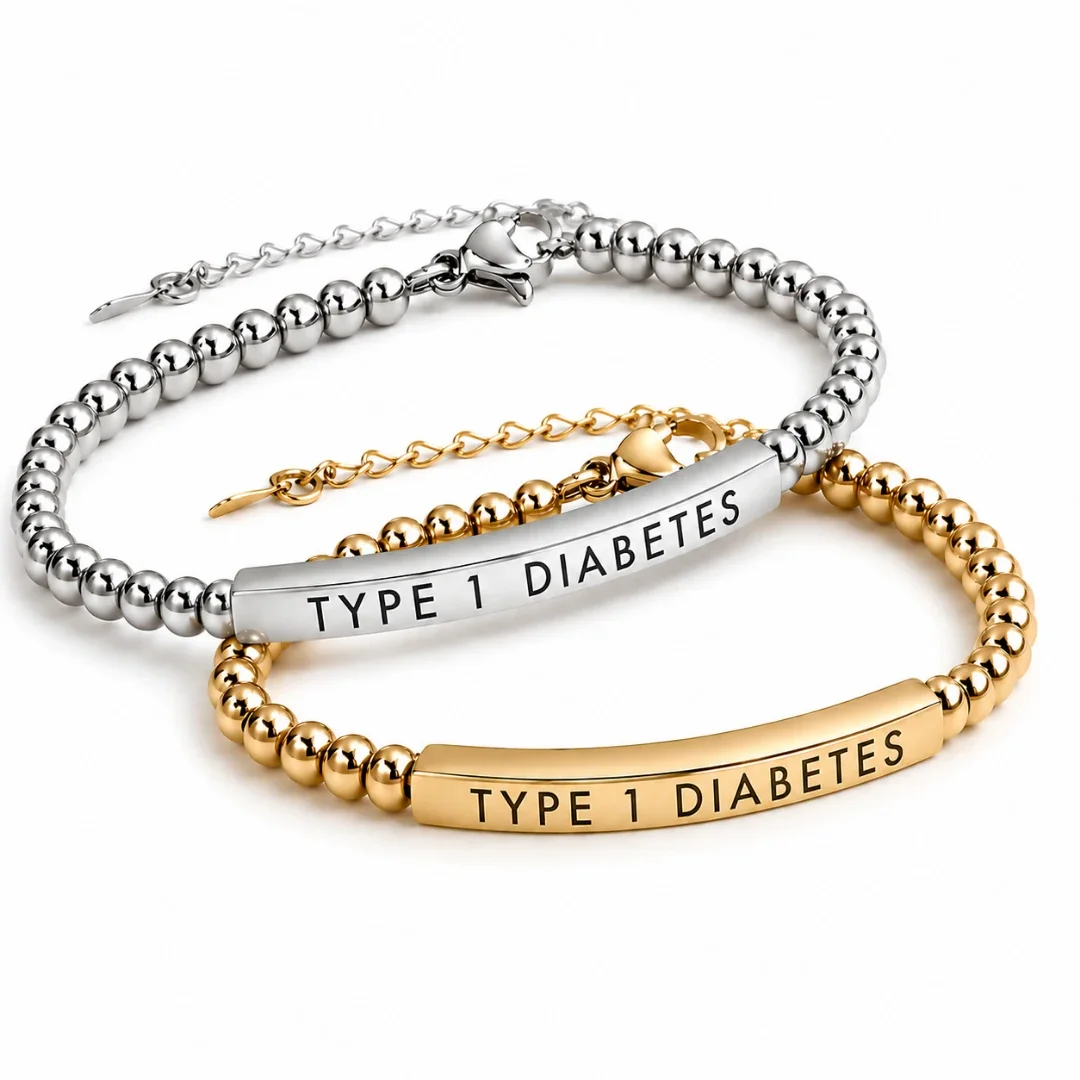 TrygID Diabetes Type 1 armbånd