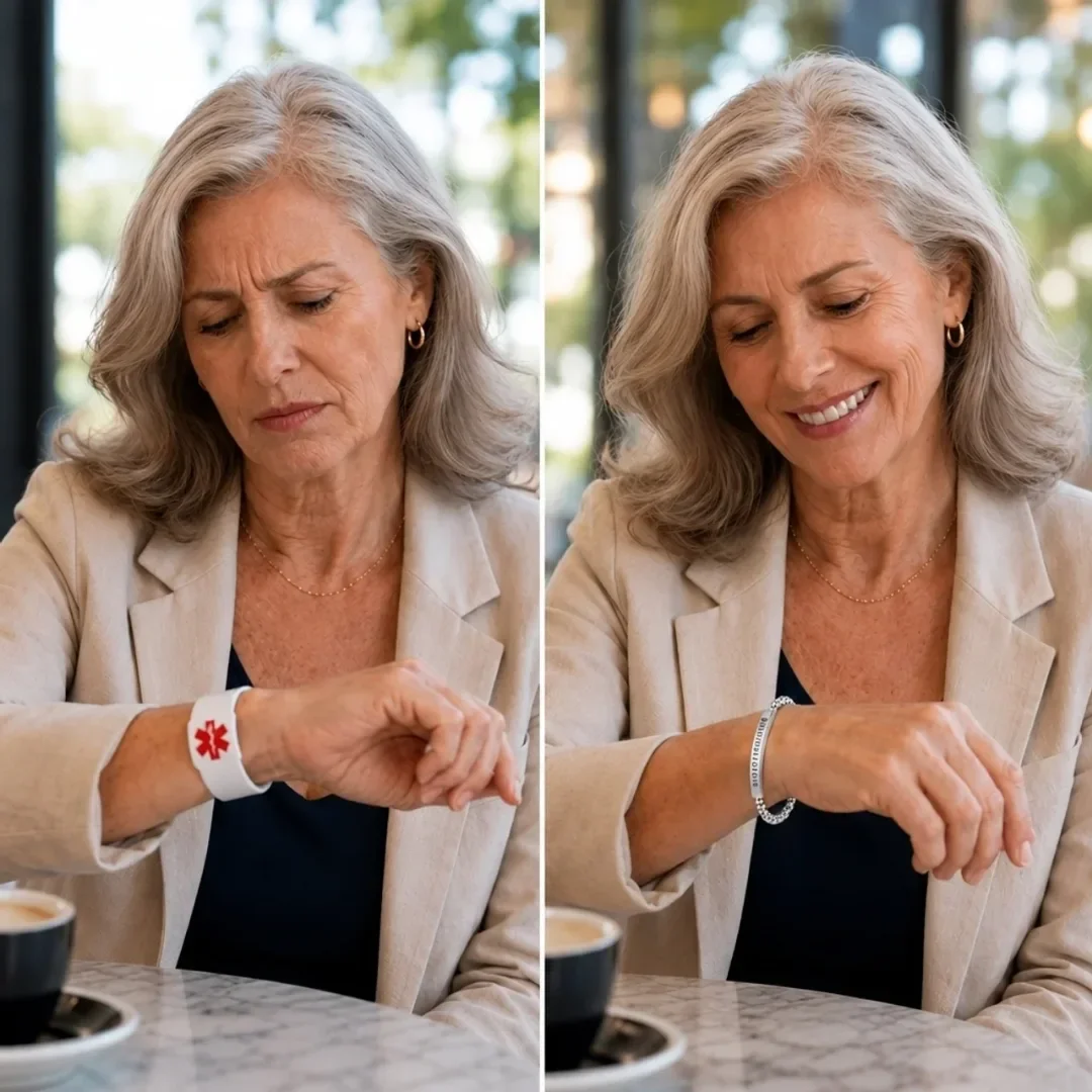 TrygID armbånd designet som et smykke