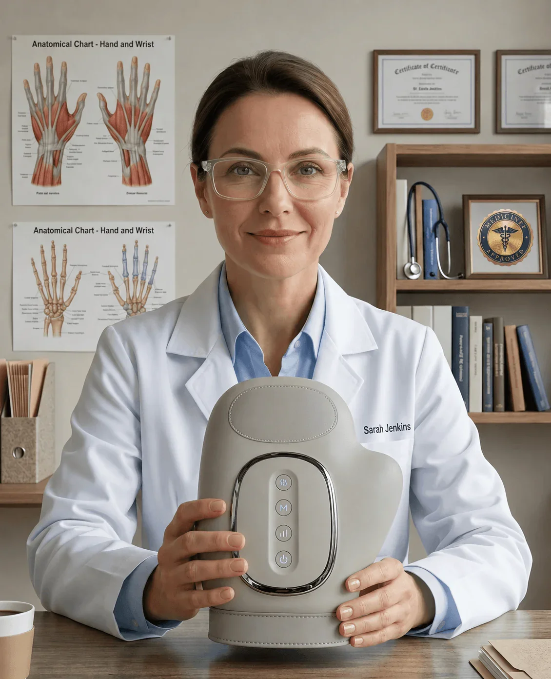 RelivRx Professional Massager — Wrist, Hand, Finger, and Palm Relief
