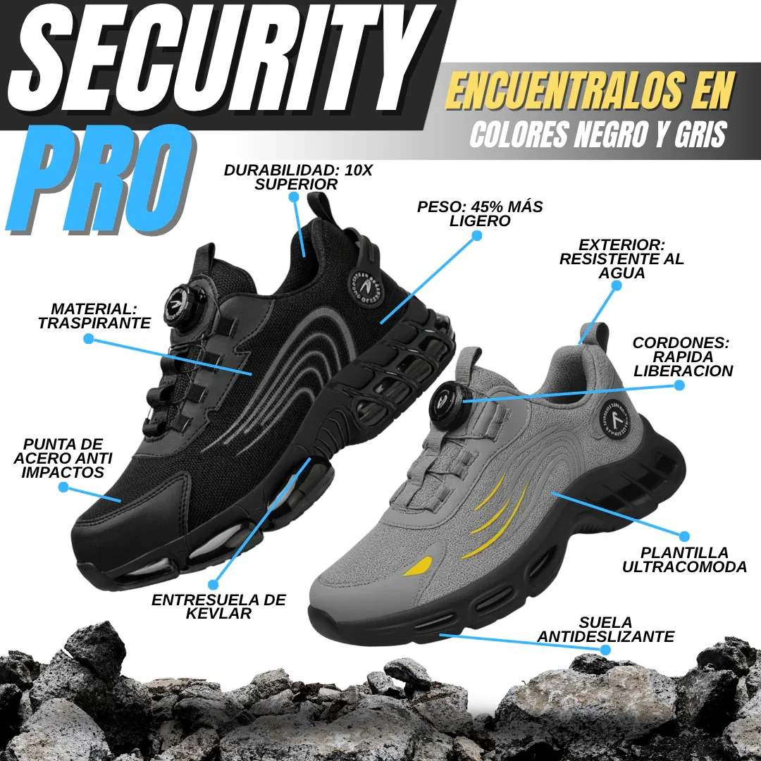 Zapatos de seguridad con punta de acero