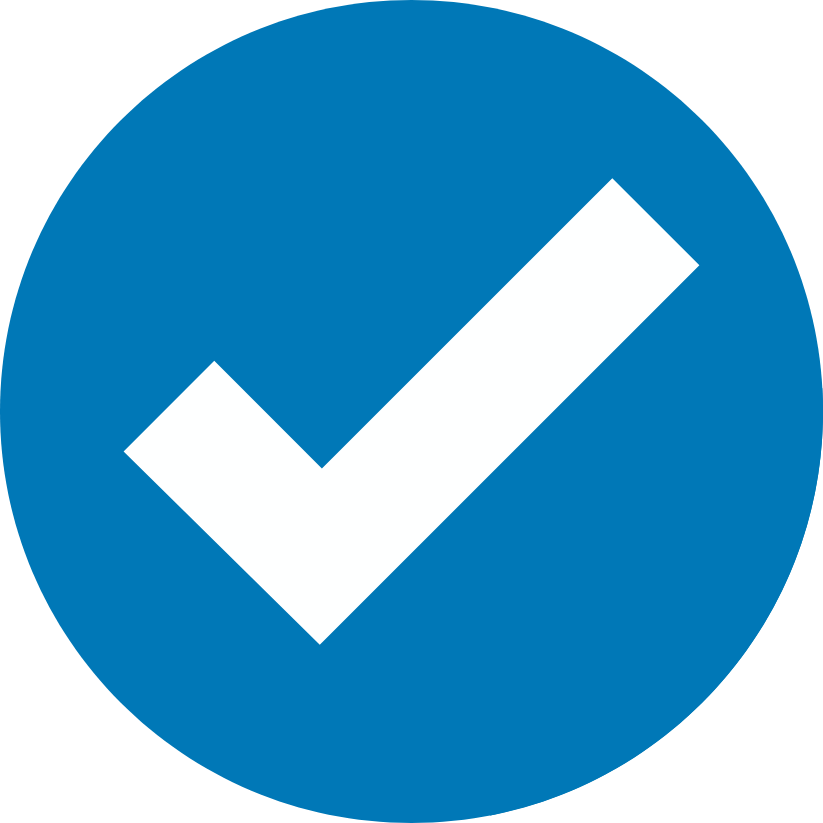 ✓