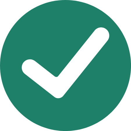 ✓