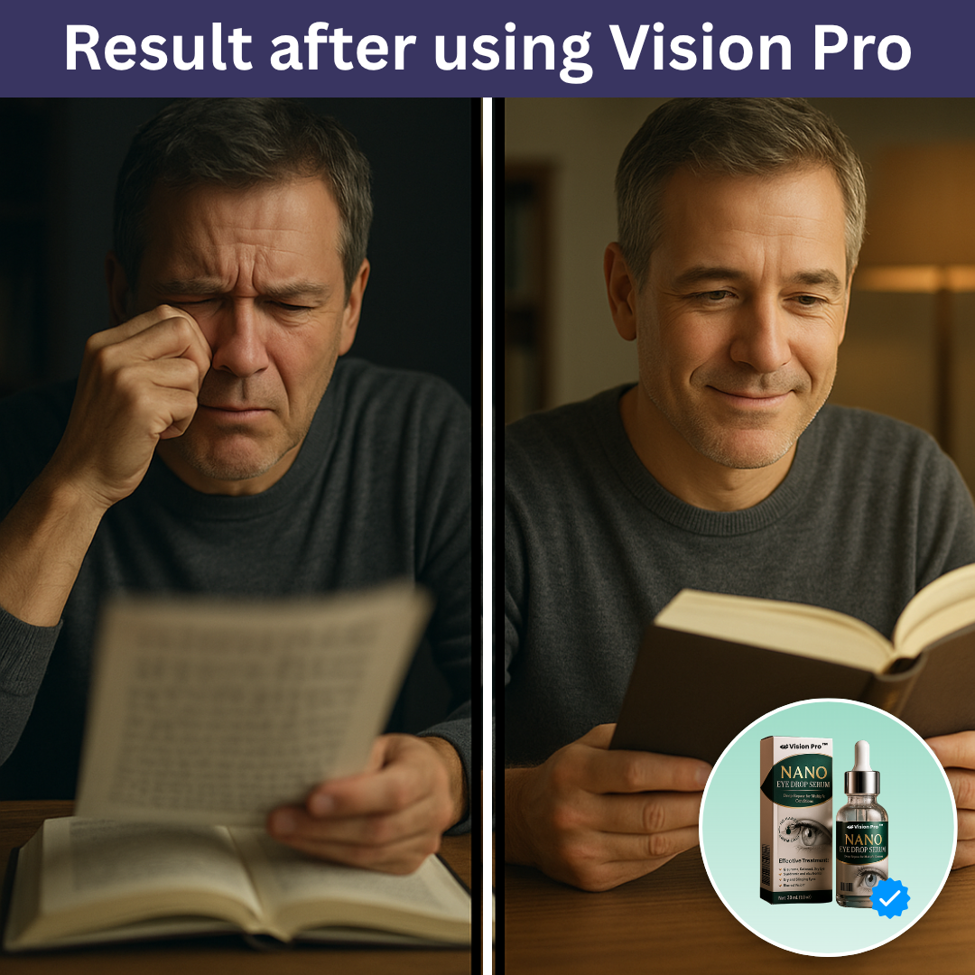 Vision Pro™ Nano Eye Drops | Improves blurred vision by 92% in 48 hours