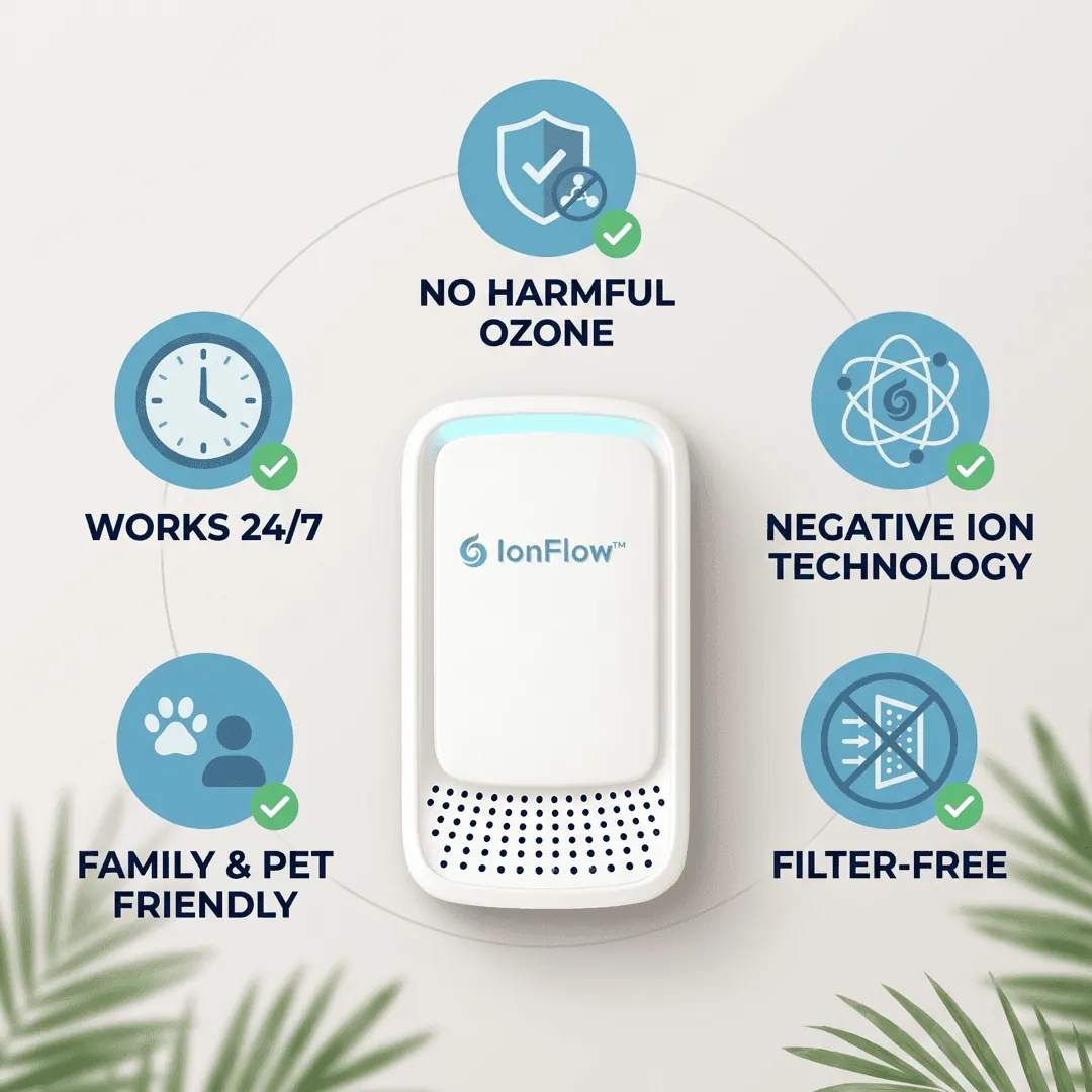 IonFlow features including no harmful ozone