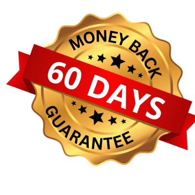 60 days money-back guarantee