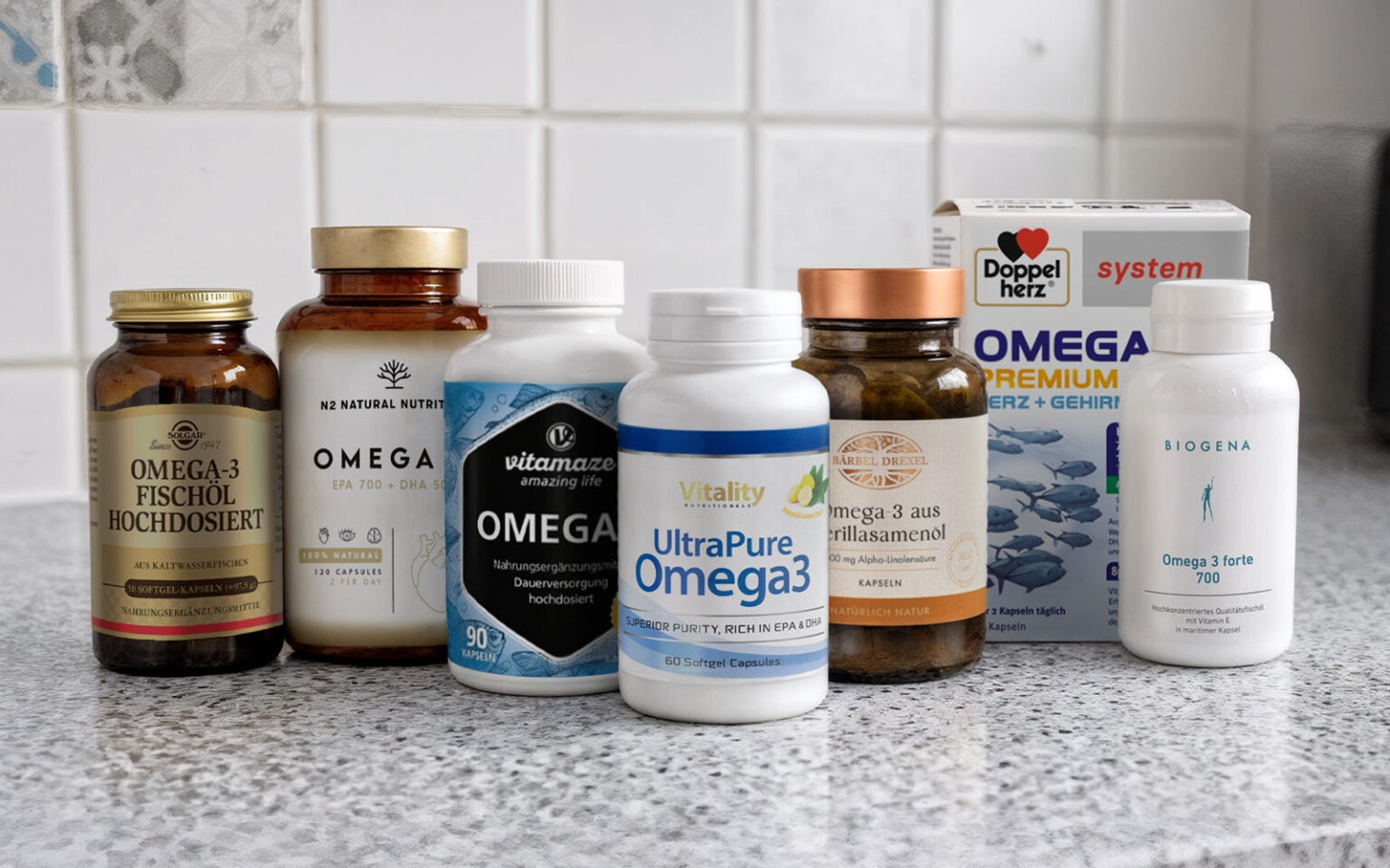 Omega-3 Kapseln im Vergleich
