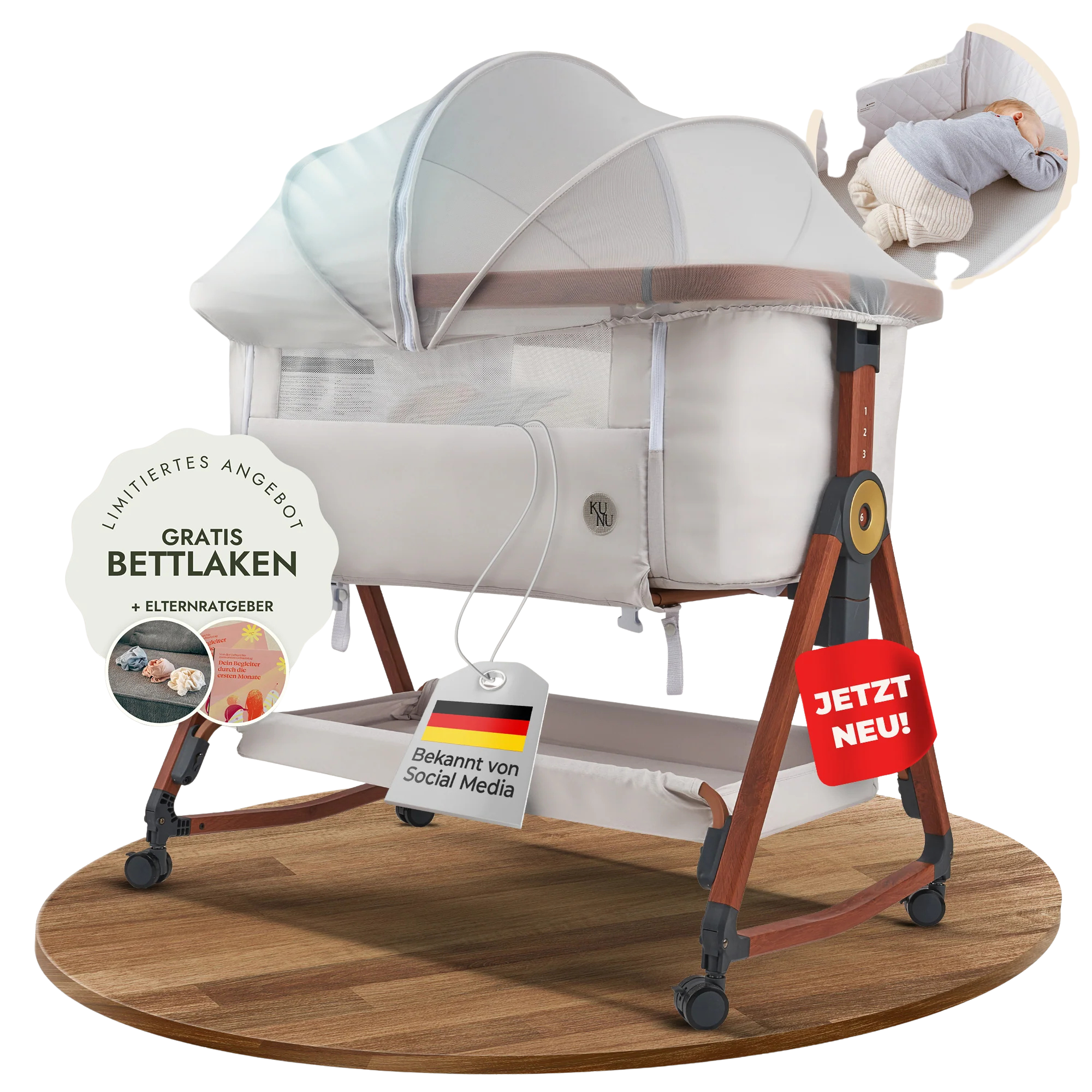 KUNU Babybeistellbett Testsieger