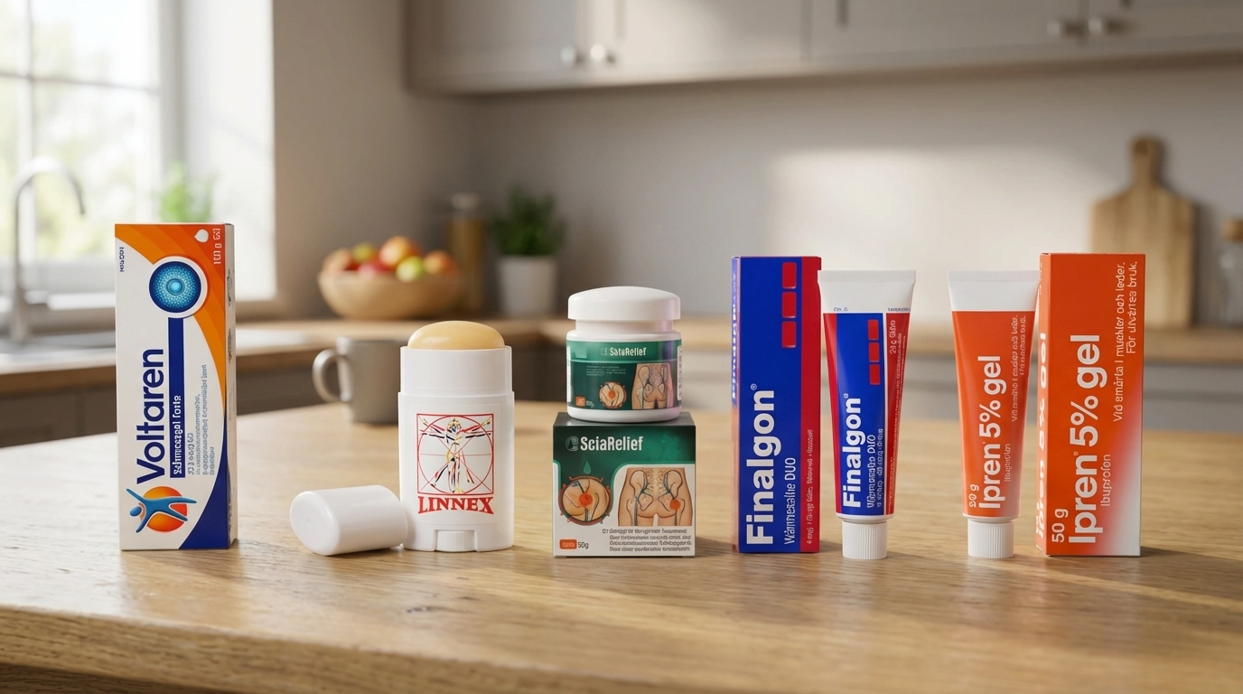 5 ischias-krämer i jämförelsetest