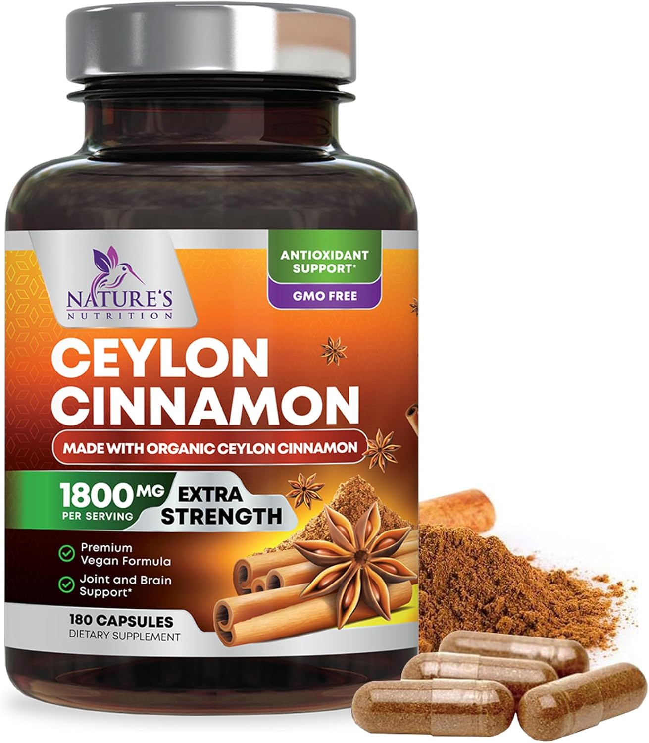 Nature's Nutrition Ceylon Cinnamon
