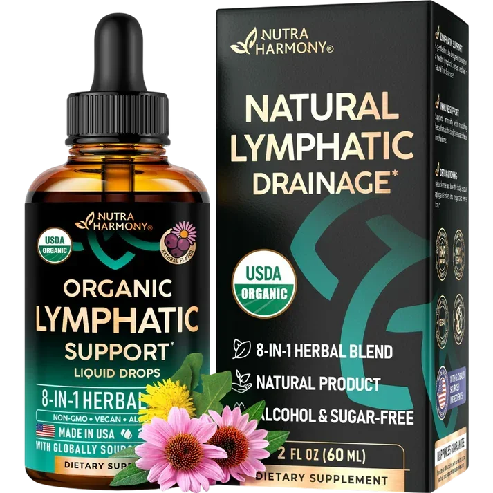 USDA Organic Lymphatic Drainage Drops