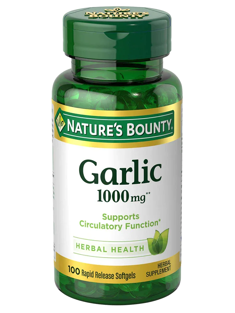 Nature's Bounty Odourless Garlic 1000 mg softgels