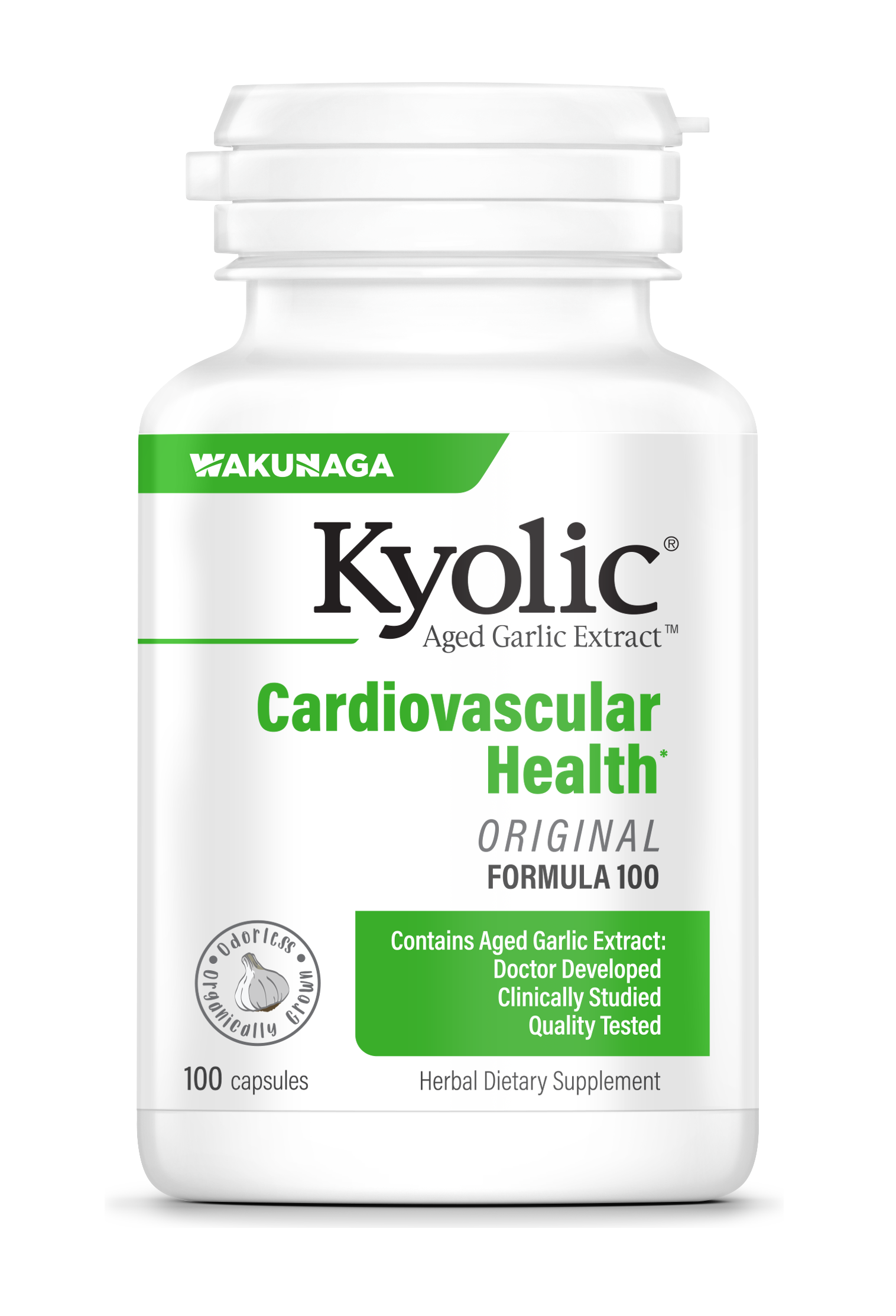 Wakunaga Kyolic Aged Garlic Extract Cardiovascular Formula 100