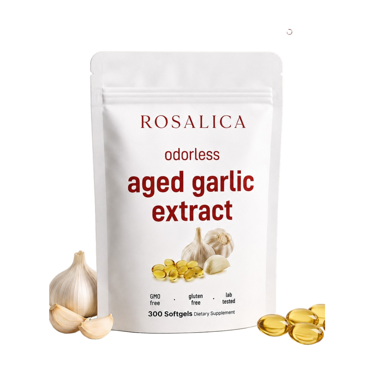 Rosalica Odorless Aged Garlic Extract 300 softgels