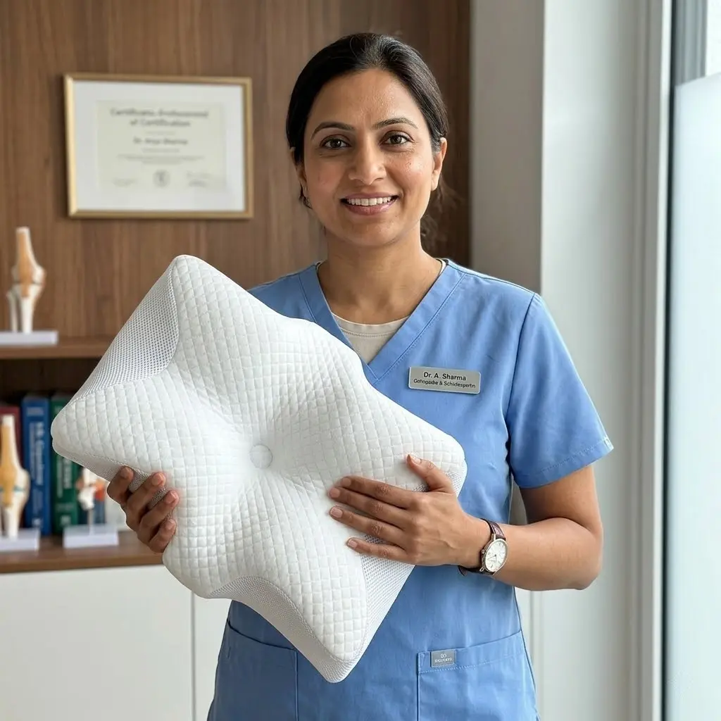 Dr. A. Sharma – Orthopädin empfiehlt ZYVO Rest Pillow
