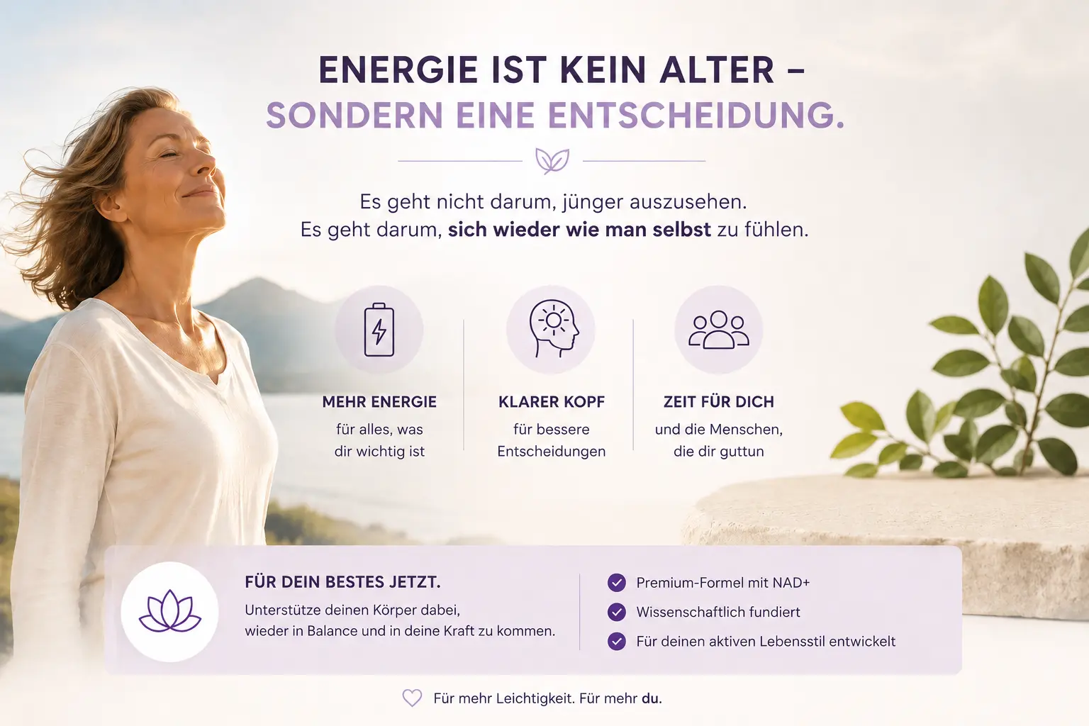 Wieder aktiv und voller Energie