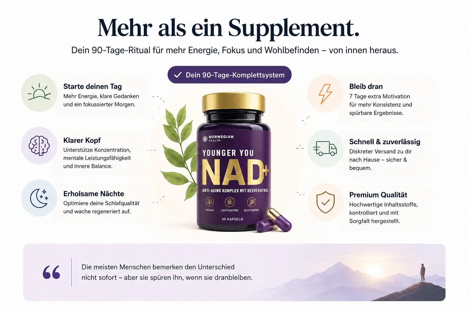 Younger You NAD+ – Für Körper, Geist und Zellen