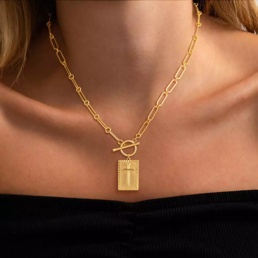 Collar cruz 2