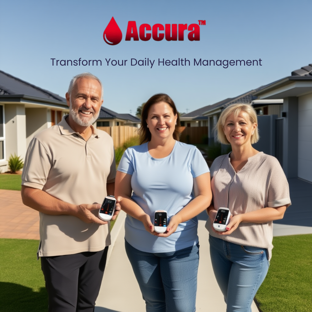 Accura™ | Get Accurate, Pain-Free Blood Sugar Monitoring in Just 5 Seconds!